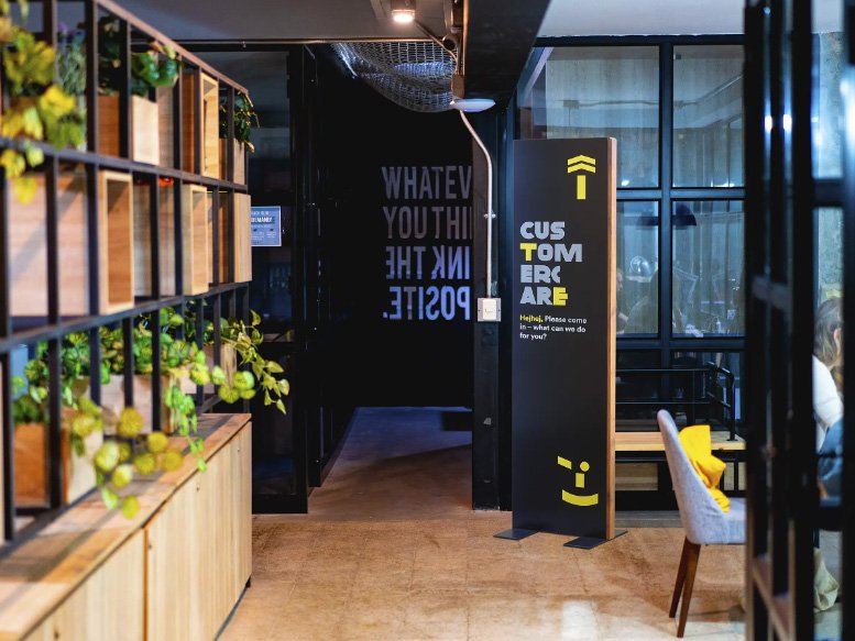 totem intérieur Luxembourg