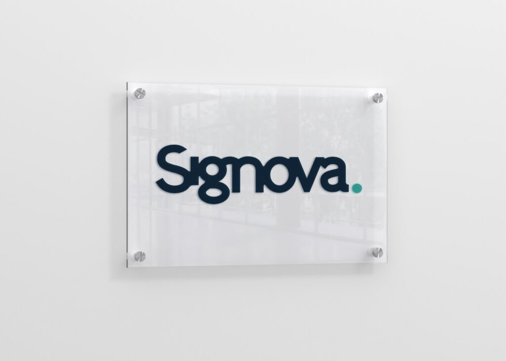 plaque professionnelle Signova