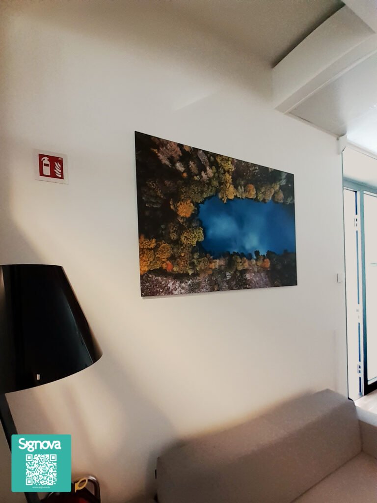 @tableau imprimé dibond payage nature signova