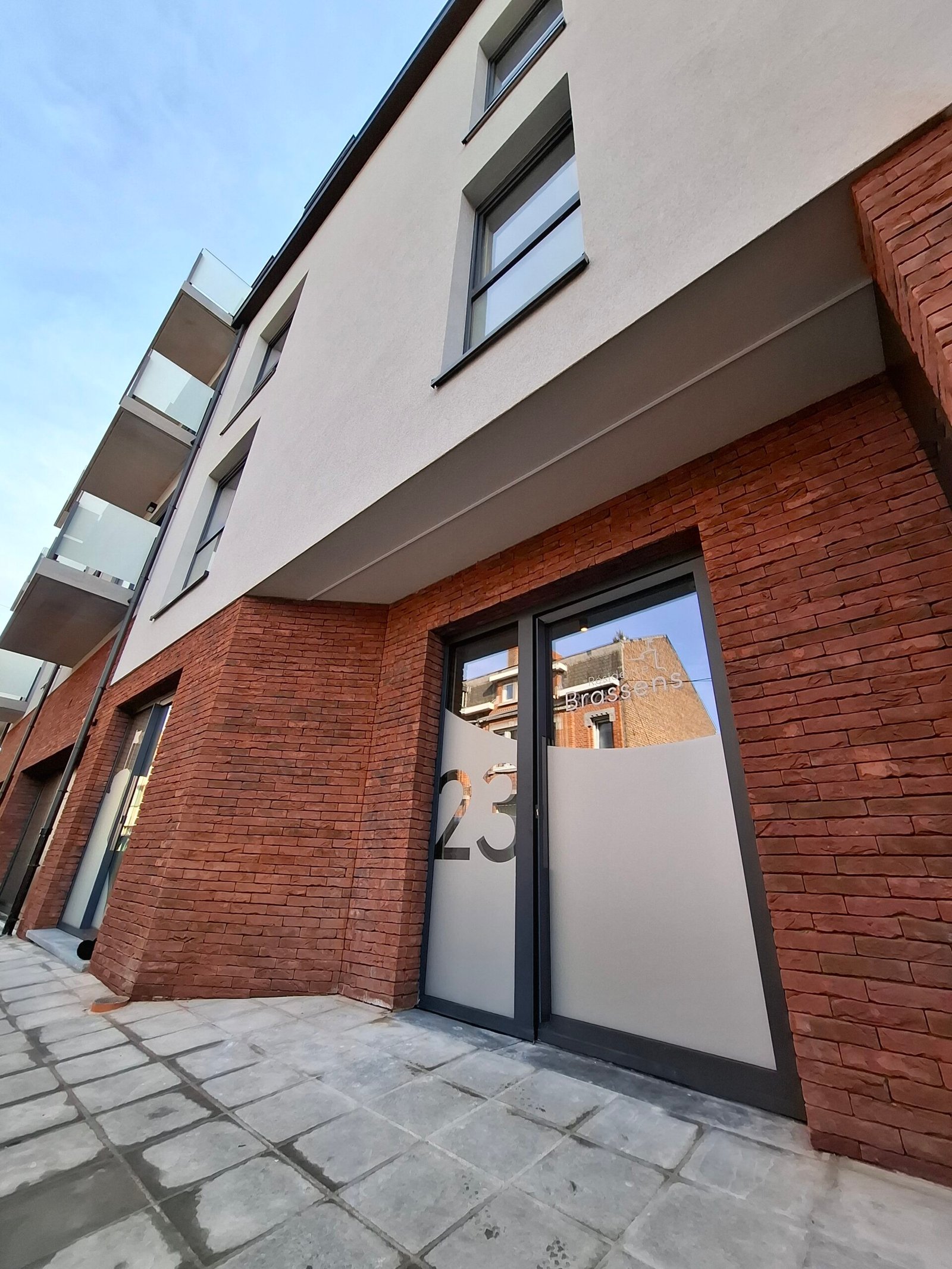 porte numero entrée sablé autocollant imprimé pour verre